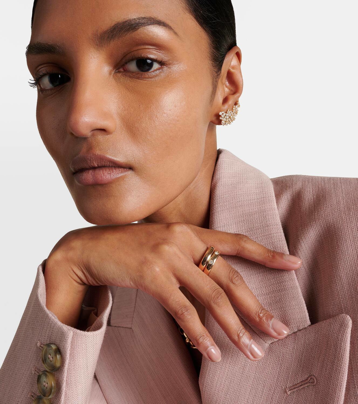 Pomellato Iconica Extra Slim 18kt rose gold ring Pomellato