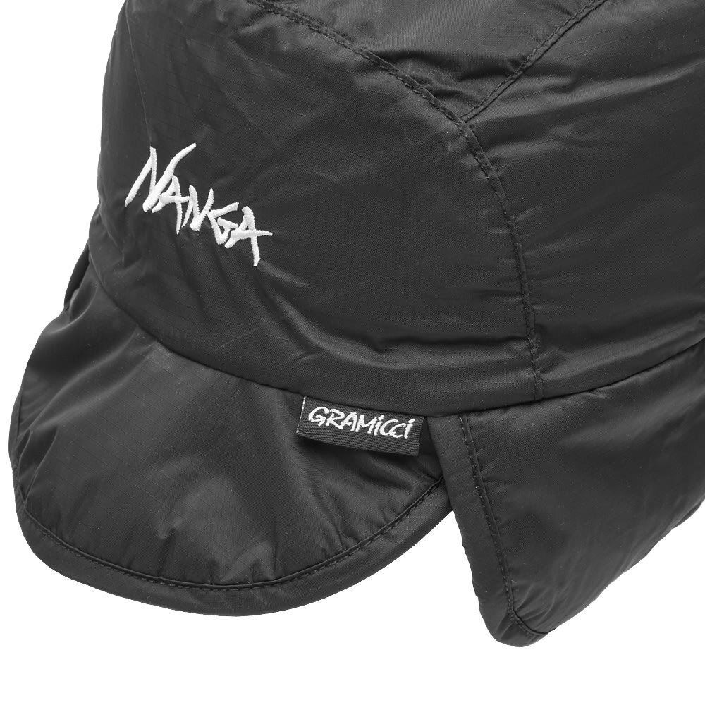 Gramicci x Nanga Boa Fleece Cap in Black