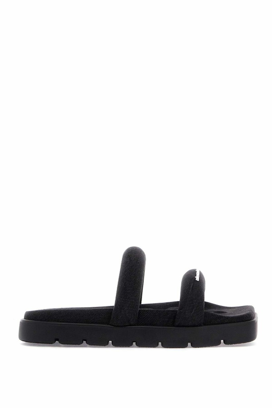 Photo: ALEXANDER WANG "denim jay slides Black