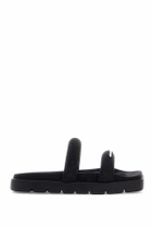 ALEXANDER WANG "denim jay slides Black