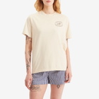Sporty & Rich Women's Riding Club T-Shirt in Cream