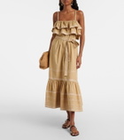 Ulla Johnson Lucian ruffled cotton midi dress