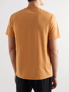 Mr P. - Garment-Dyed Organic Cotton-Jersey T-Shirt - Orange