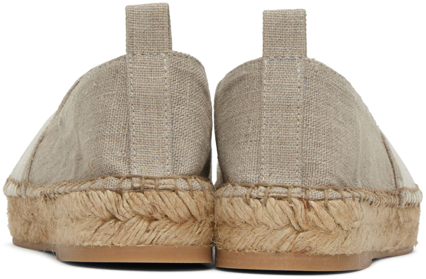 Off-White Beige Bookish Espadrilles