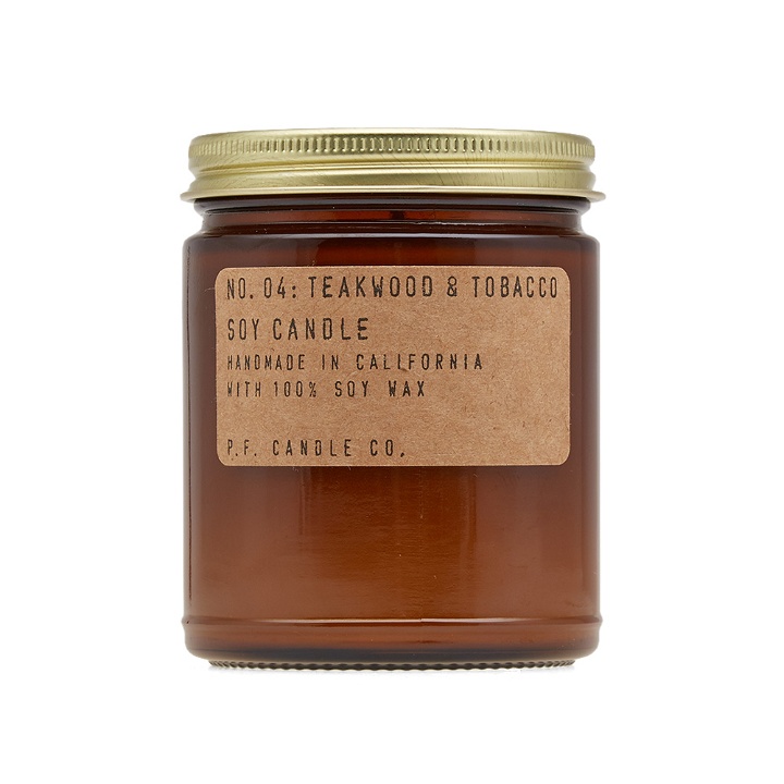 Photo: P.F. Candle Co No.04 Teakwood & Tobacco Soy Candle