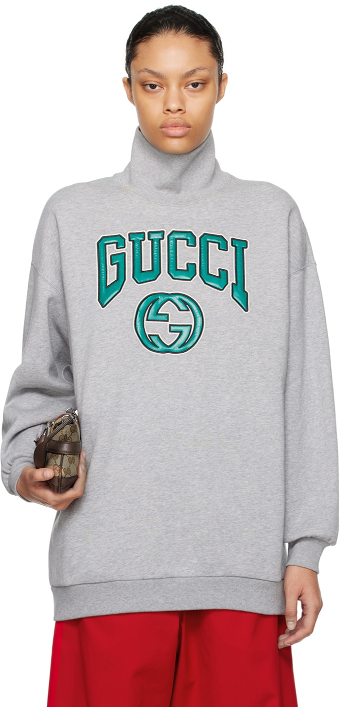 Gucci Black The North Face Edition Cat Sweatshirt In Black,multi