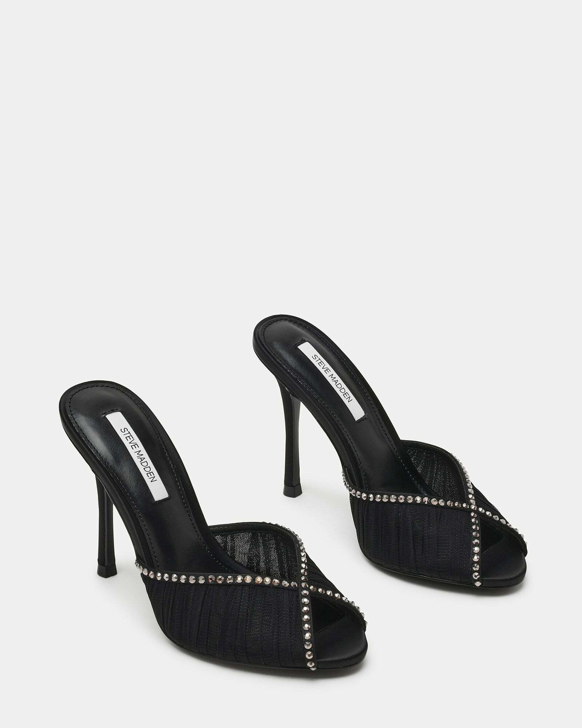 Steve Madden Palazzo Heels in Black