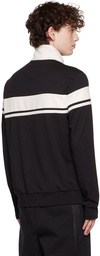 Sergio Tacchini Black Polyester Track Jacket