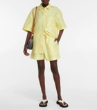 Lee Mathews Sparrow linen-blend shirt