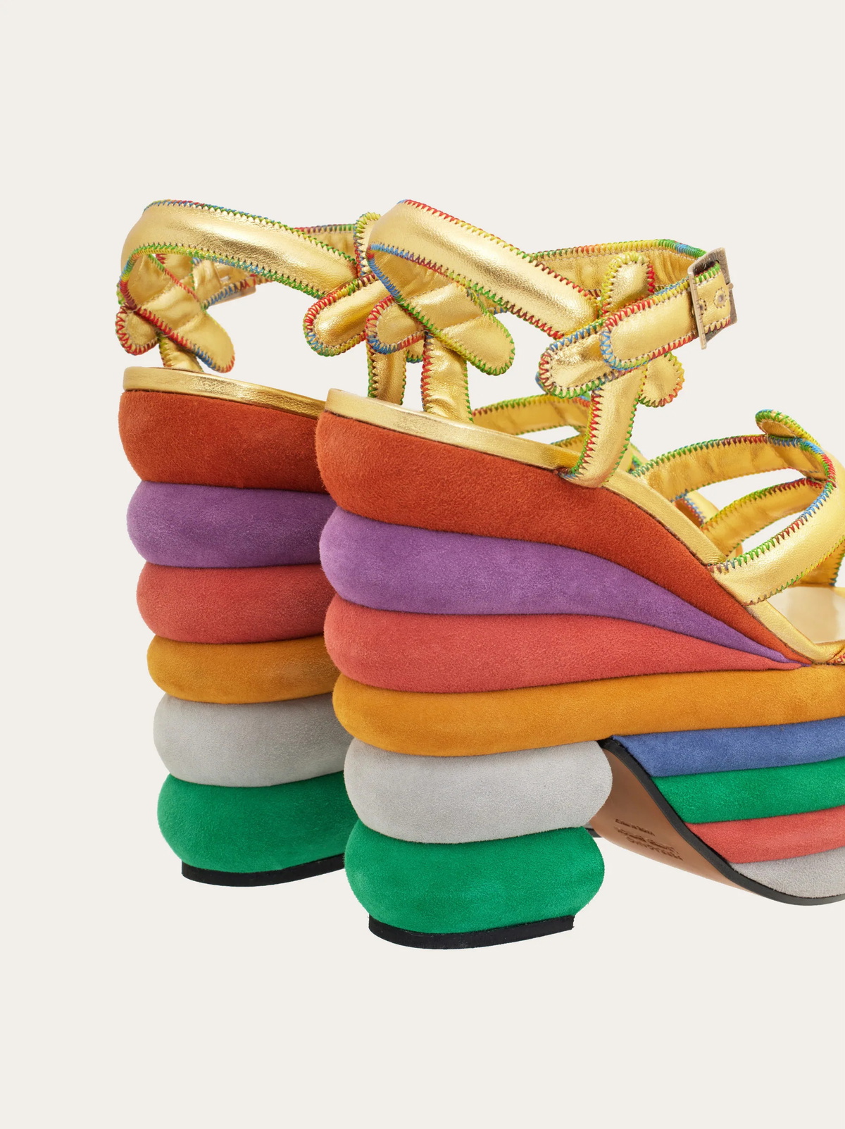 Ferragamo Womens Rainbow (1938) in Multicolor