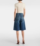 Nili Lotan High-rise denim shorts