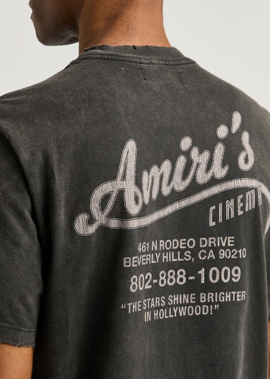 Amiri Cinema Printed Cotton T-shirt Black Amiri