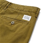 Norse Projects - Aros Slim-Fit Garment-Dyed Cotton-Twill Shorts - Men - Green