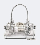 Chloé Paddington Small metallic leather shoulder bag