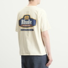 Rhude Men's Racing Crest T-Shirt in Vintage White/Navy