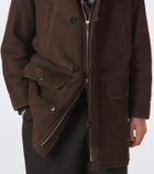 Yves Salomon Shearling-lined suede parka