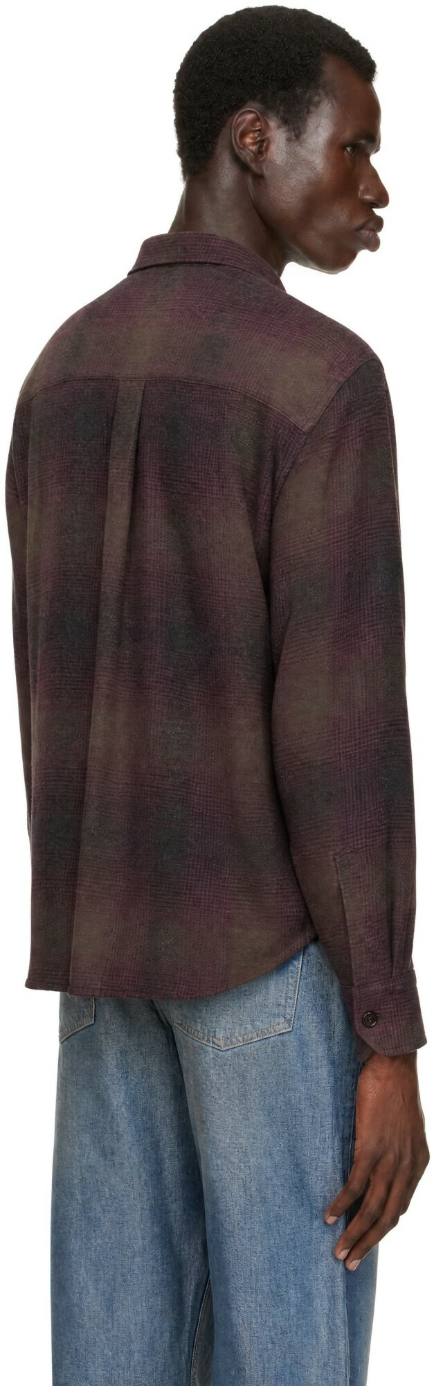 OUR LEGACY Burgundy Above Shirt