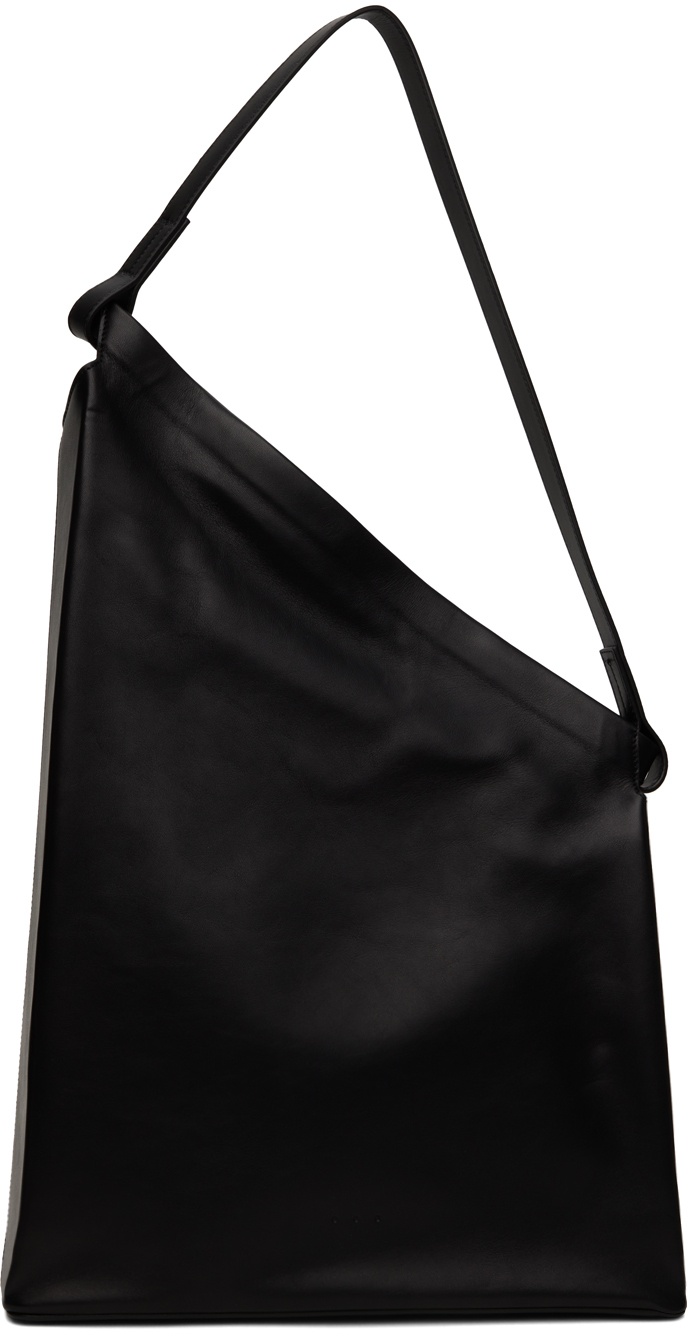 Aesther Ekme Demi Lune Shopper Leather Bag in Black
