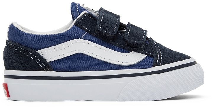 Photo: Vans Baby Navy & Blue Old Skool V Sneakers