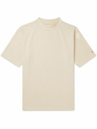 Snow Peak - Recycled Cotton-Jersey Mock-Neck T-Shirt - Neutrals