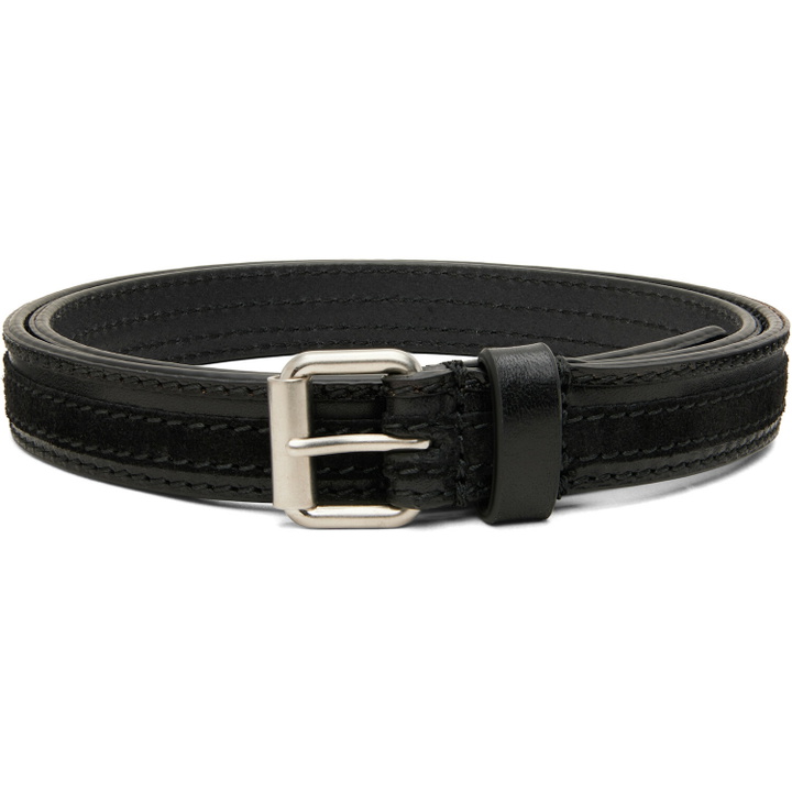 Photo: Dries Van Noten Black Pin-Buckle Belt