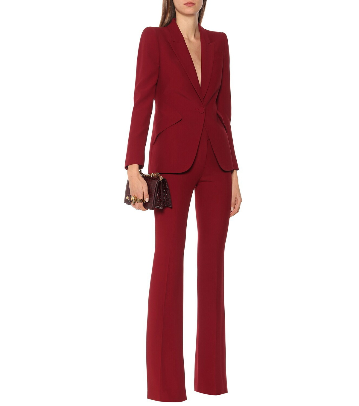 ALEXANDER MCQUEEN Crepe blazer