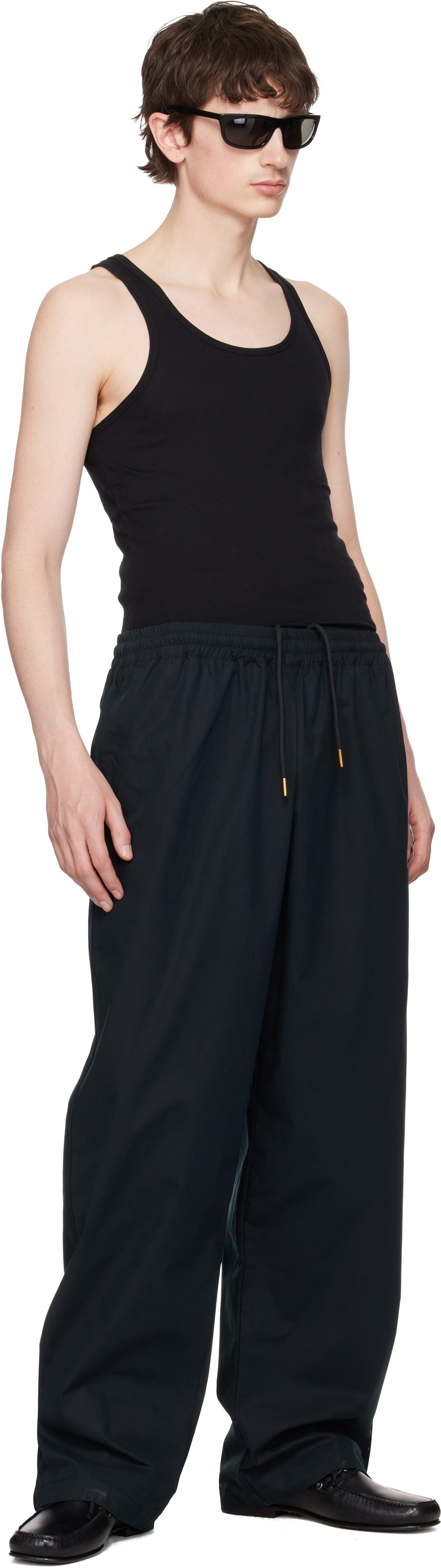 WILLY CHAVARRIA Black Ruff Rider Track Pants