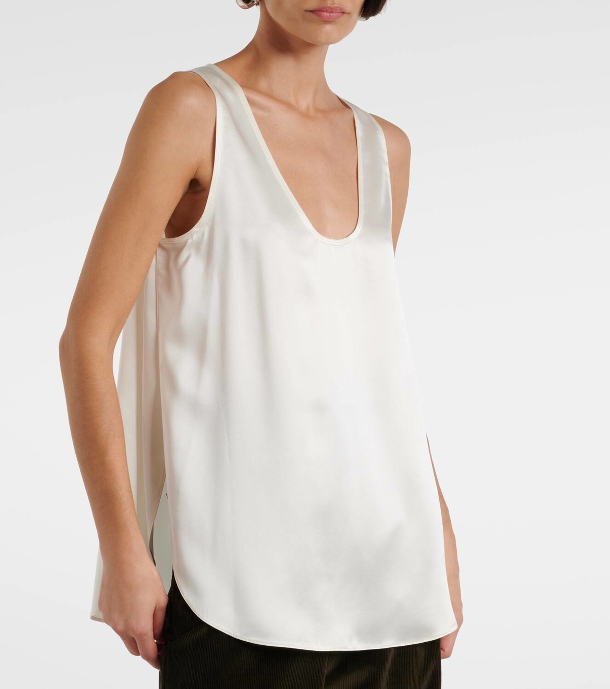 MAX MARA Filly silk top シルク タンクトップ Max Mara Filly silk satin tank top Max Mara