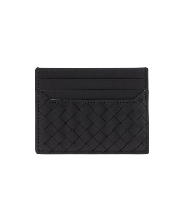 Photo: Bottega Veneta Intrecciato leather card holder