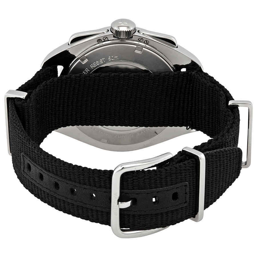 Bulova Special Edition Lunar Pilot Chronograph Black Dial Mens Watch 96A225