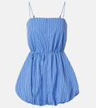 Faithfull Riatto checked cotton romper