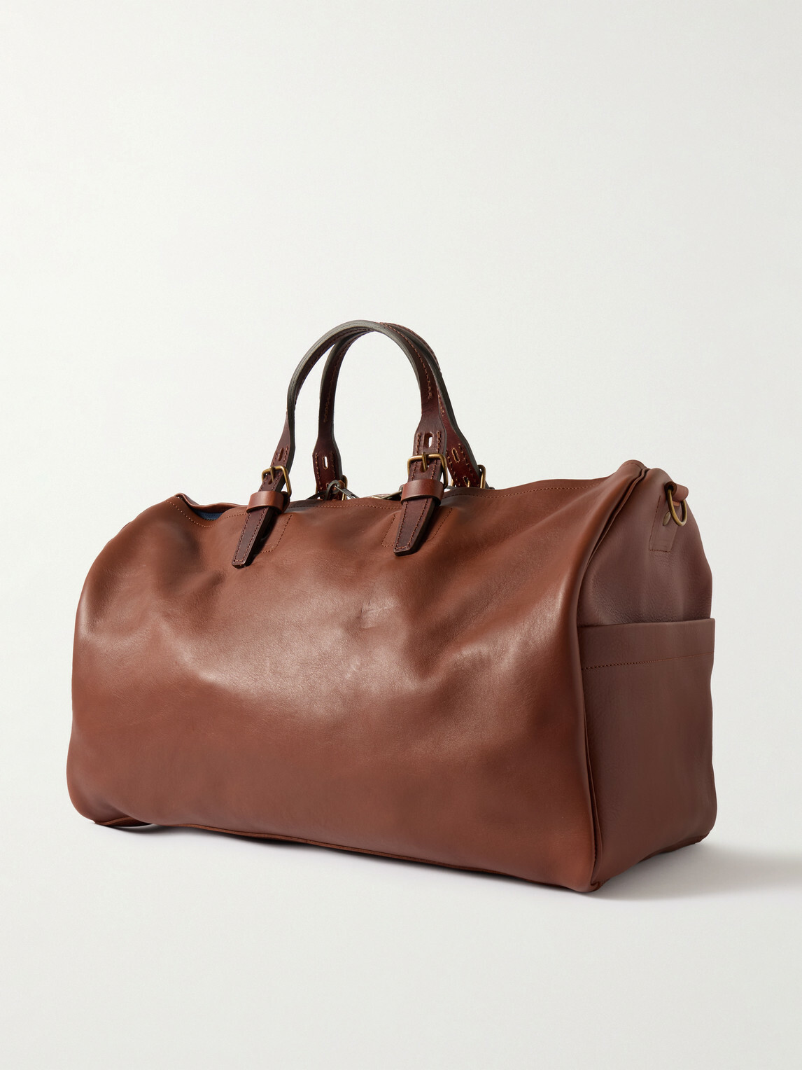Bleu de Chauffe - Leather Holdall - Brown