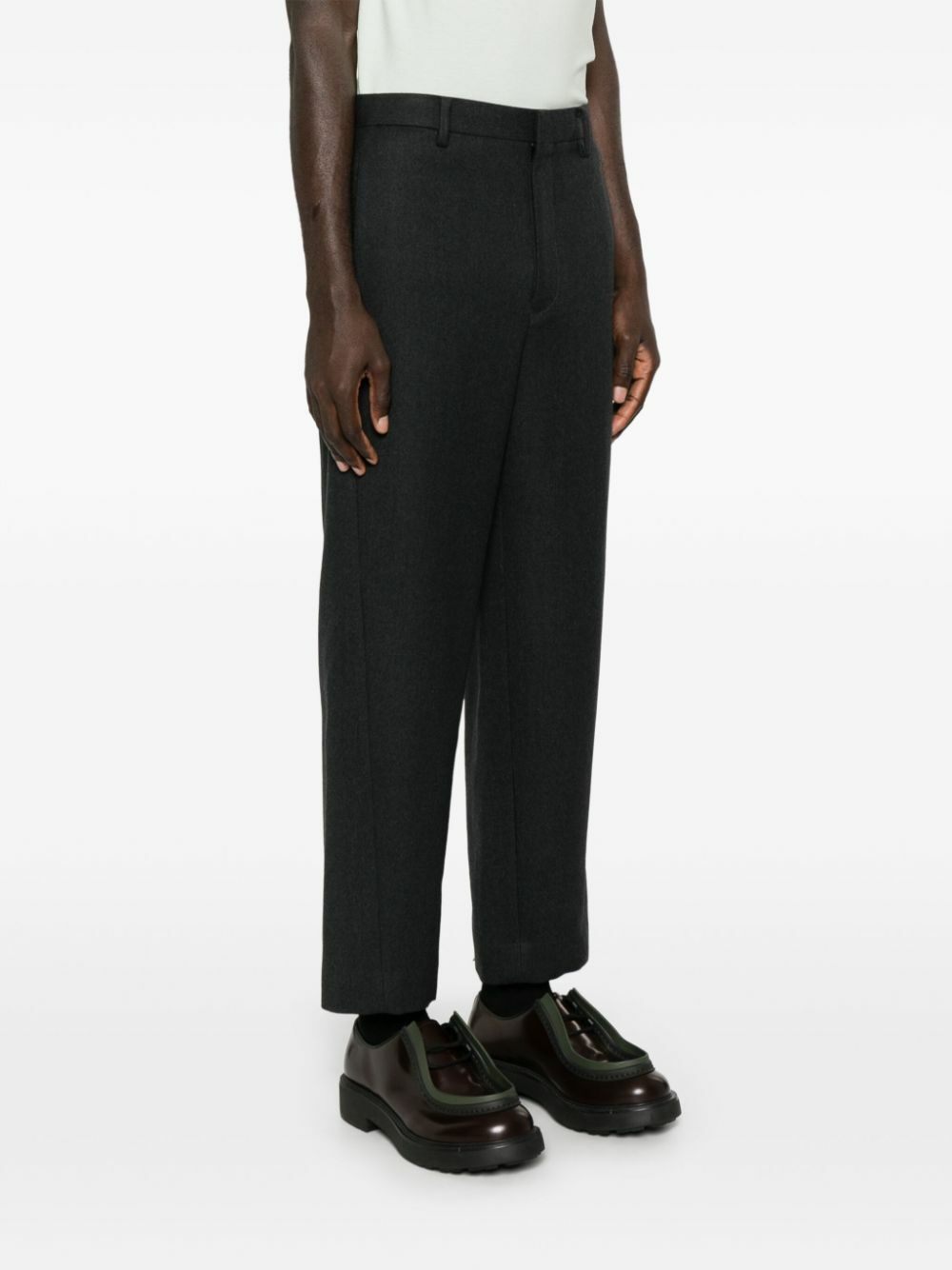 【AURALEE】LIGHT MELTON WIDE SLACKS Light Melton Slacks – La Garçonne