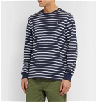 Polo Ralph Lauren - Striped Cotton-Jersey T-Shirt - Blue