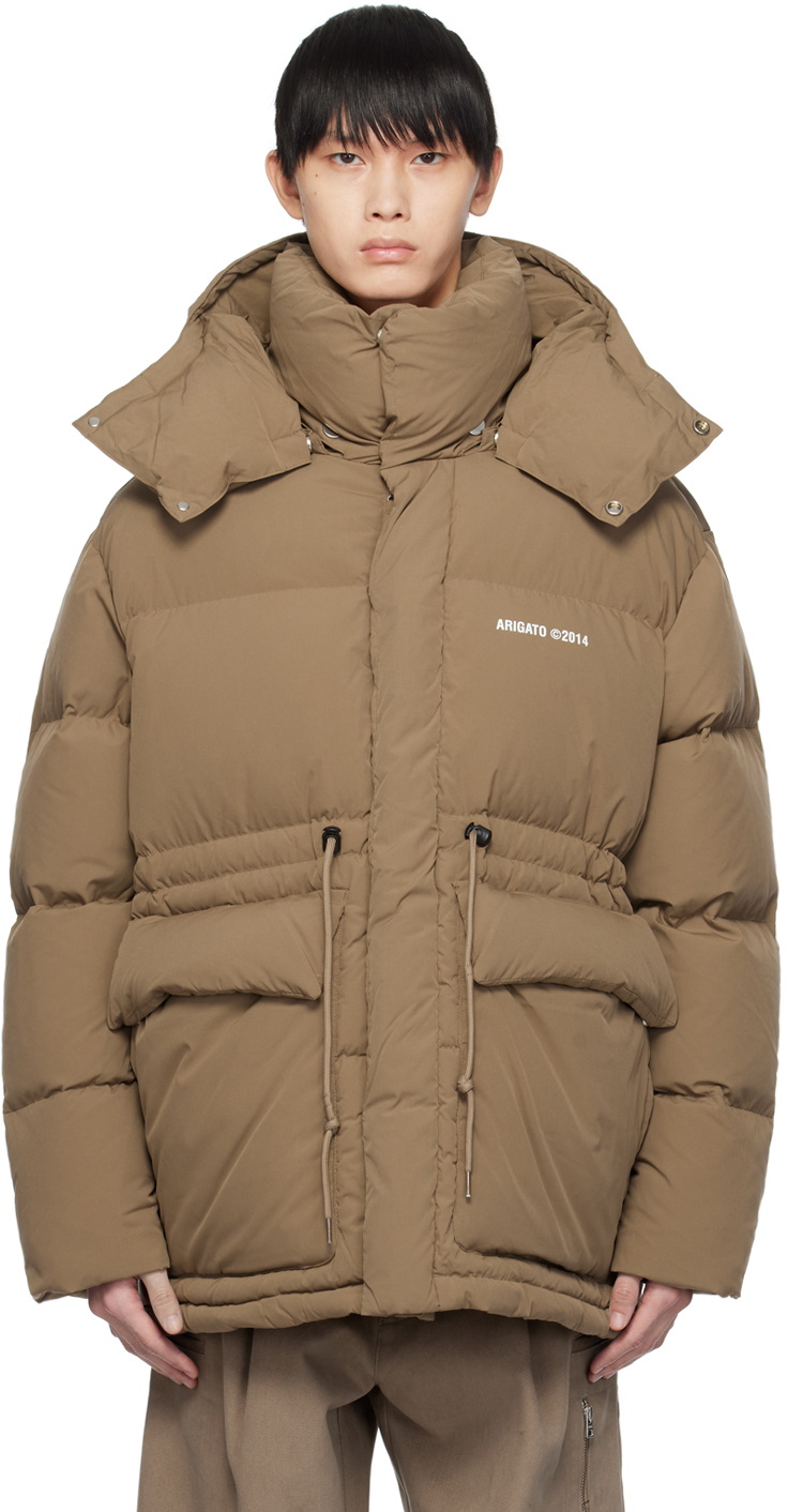 Axel Arigato Brown Nebraska Down Jacket