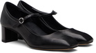 Aeyde Black Lina Heels