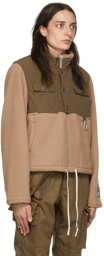 Reese Cooper Beige Polyester Jacket