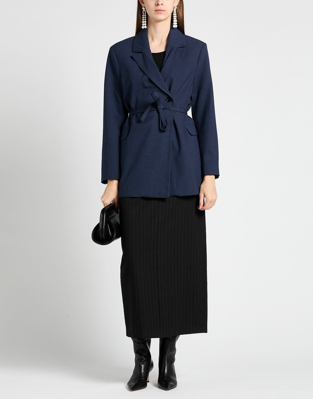 Ganni Womens Blazer in Navy
