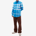 Burberry Men's Somerton Large Check Shirt in Vivid Blue Ip Check