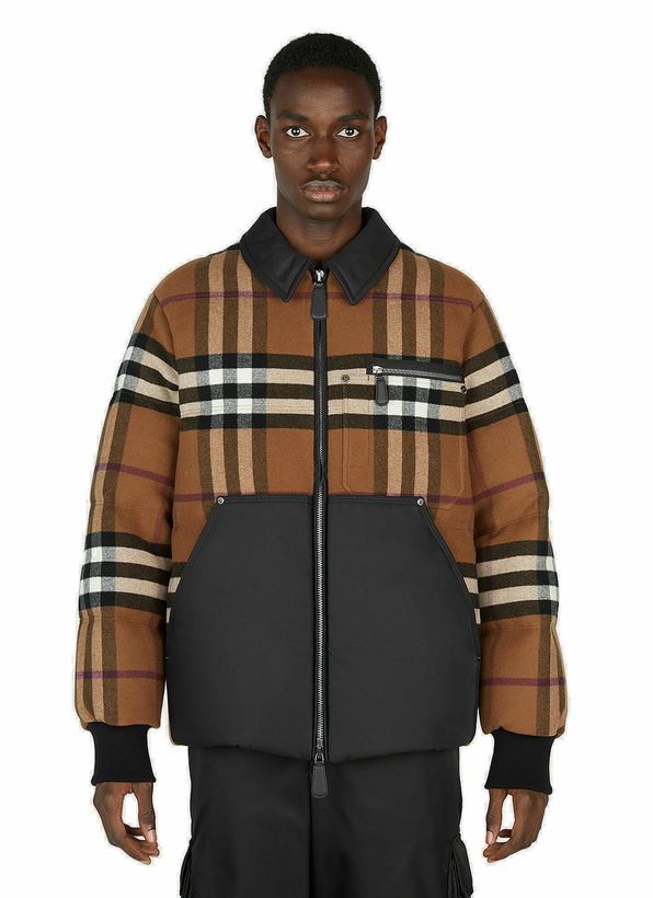 Photo: Burberry - Wheelton Padded Jacket in Brown