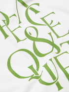 Museum Of Peace & Quiet - Logo-Print Cotton-Jersey T-Shirt - White