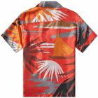 Palm Angels Men's Hawaiian Vacation Shirt in Off-White