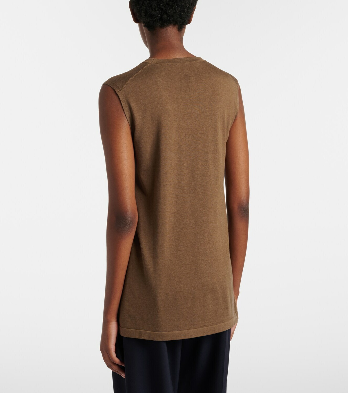 The Row Omima silk top