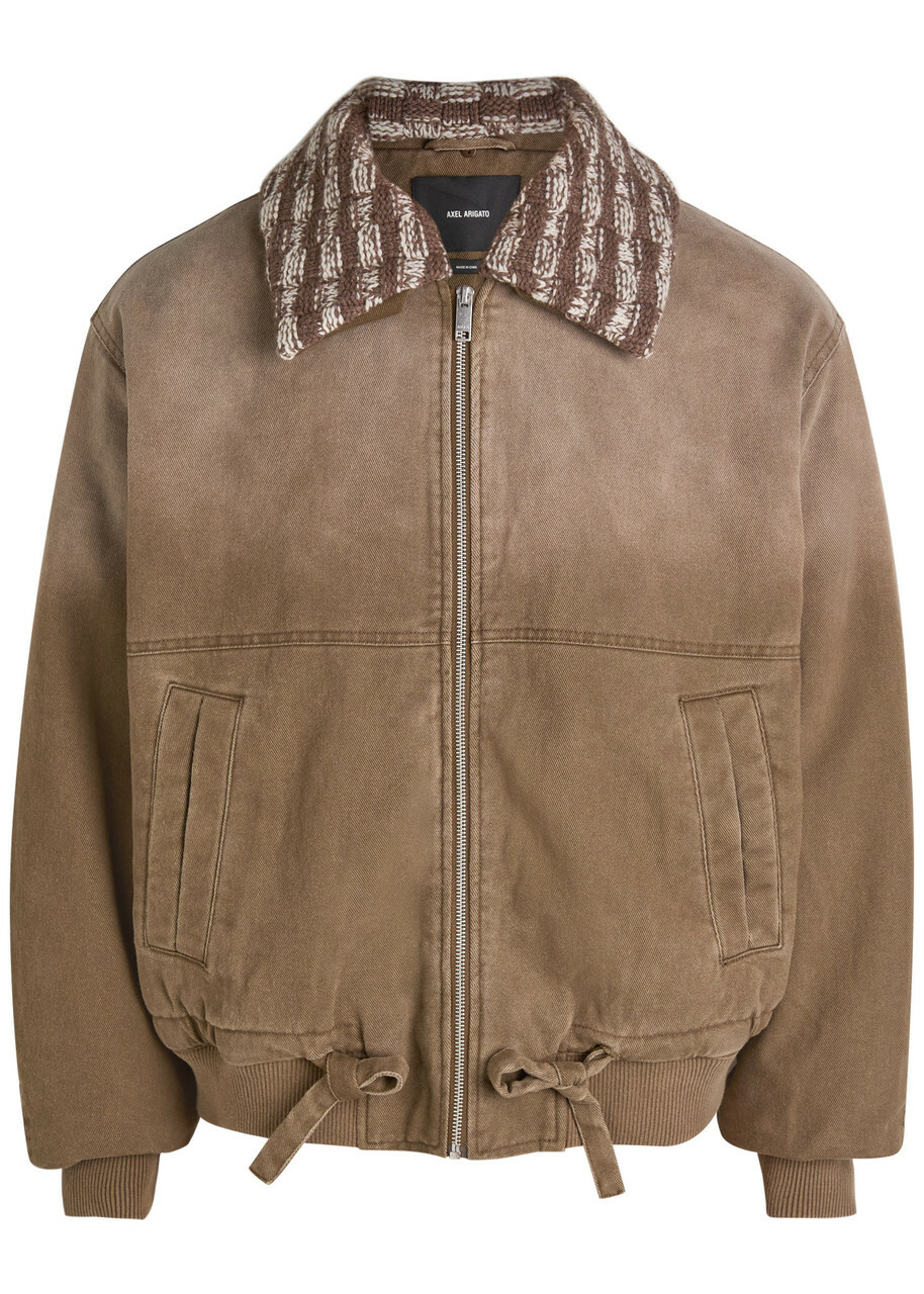 Axel Arigato Axis Denim Jacket Brown