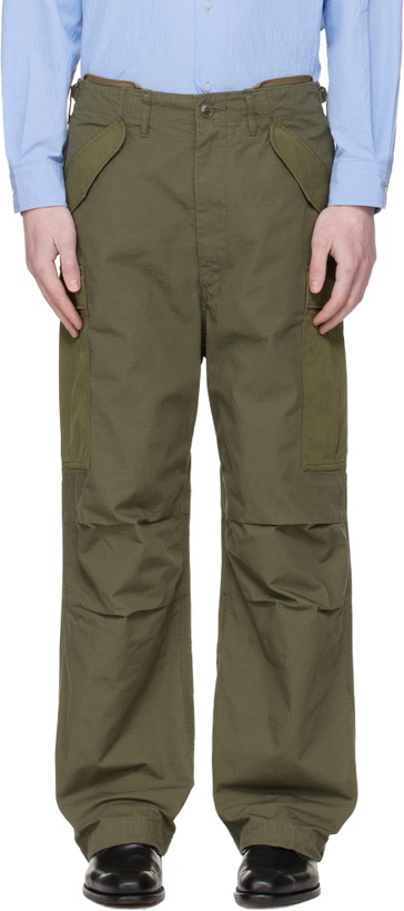 Photo: nanamica Khaki Ripstop Cargo Pants