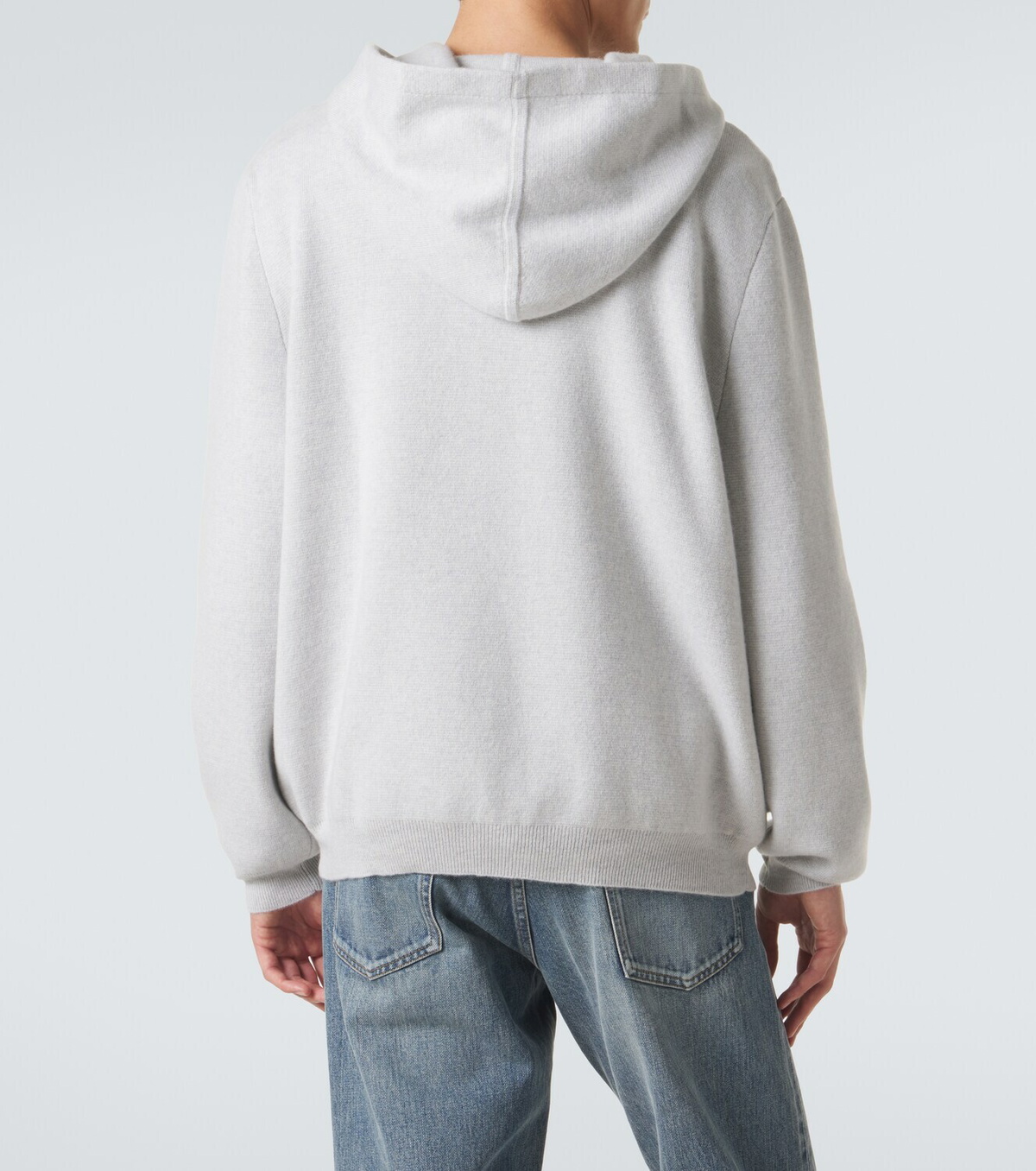 God's True Cashmere Cashmere hoodie with quartz