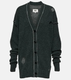 MM6 Maison Margiela Oversized alpaca-blend cardigan