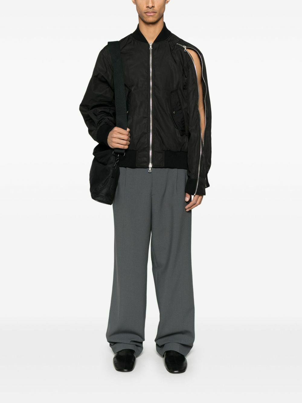 Dries Van Noten Cuff-Zip Bomber Jacket Dries Van Noten