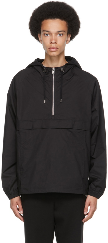 Photo: Frame Black Quarter Zip Jacket