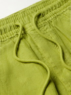 Vilebrequin - Straight-Leg Linen Drawstring Cargo Shorts - Green